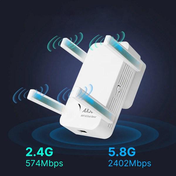 AX3000 Dual-Band Gigabit Wi-Fi, White, ABS Material, European Standard AC100-240V