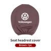 Hijk1 ·Car Seat Headrest Protective Cover Anti-Dirty Pillow Protector For VW Scirocco Jetta Beetle Golf Passat Polo Tiguan Sharan GTI