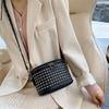 Luxury Retro Design Women's Bucket Shoulder Bag New Fashion Rivet Diamond Small Square Bag Personality High-end Crossbody Bag CLE