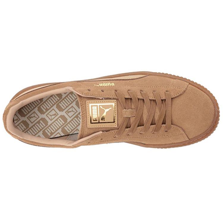 PUMA Suede Platform 'Brown' Women's (Unisex) Skateboard Shoes 363559 03