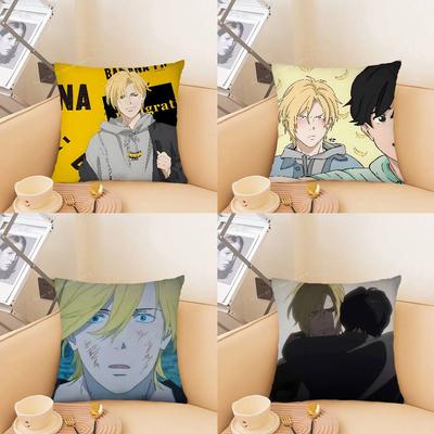 Pc Banana Fish Ash Lynx Eiji Okumura Pillow Case Fashion Square Pillowcase Bedroom Sofa Room Ins Decoration Leisure