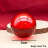 Large Red Handball Crystal Handle Hongyun Lucky Bead Treasure Basin
