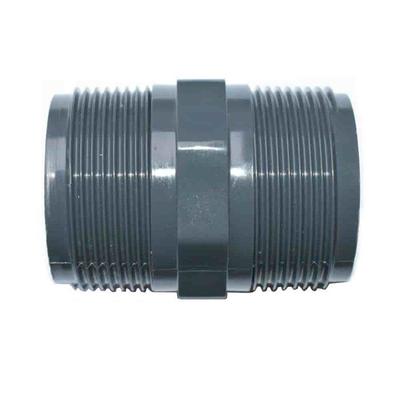 Double Nipple PVC-U AG X AG 2 Inches, Threaded PVC Fitting