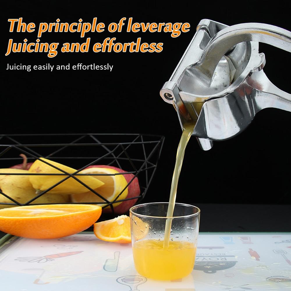 Household Aluminum Alloy Manual Juicer Fruit Manual Juicer Lemon Orange Juicer Mini Kitchen Filter Juicer Squeezing Tools