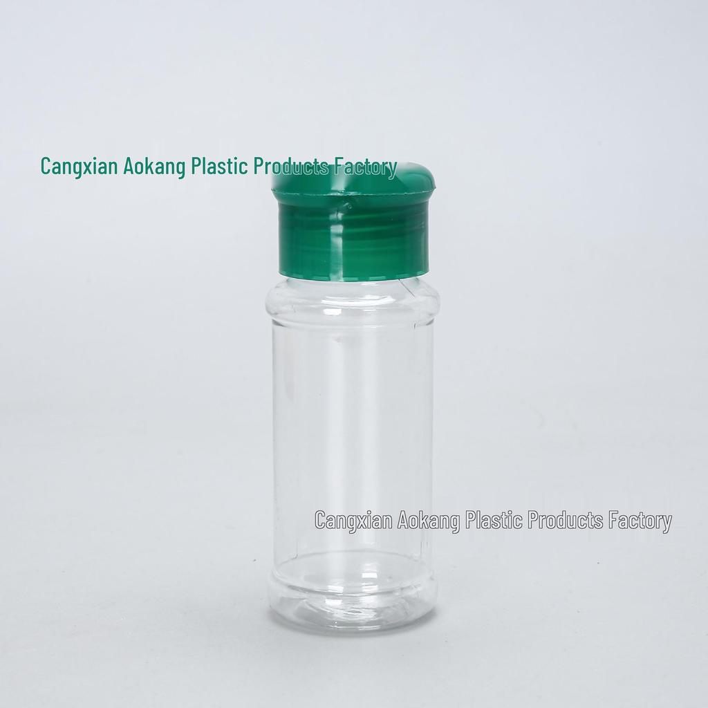 100ml Thickened PET Pepper Bottle - Solid Plastic Seasoning Container