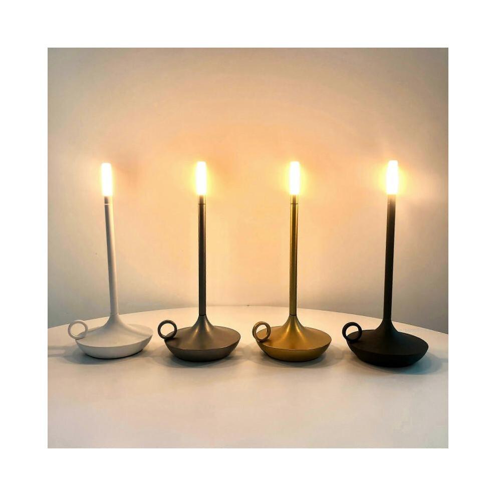 Stolní lampa do ložnice Dobíjecí bezdrátová dotyková lampa Kempingová svíčka Kreativní lampa dobíjecí přes USB-C Stolní lampa -1 KS
