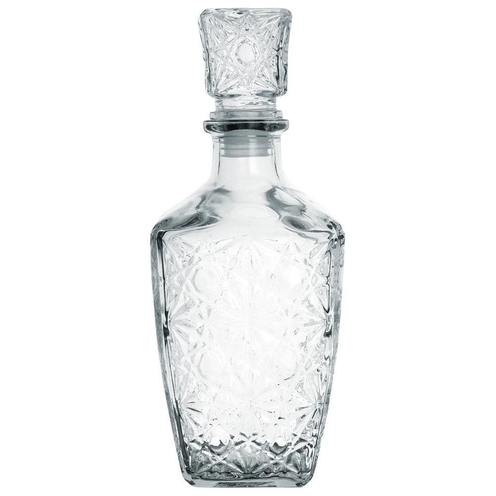 Karafka Szklana Butelka Z Korkiem Na Whisky Brandy Alkohol Prezent 830 Ml