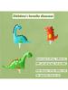 Dinosaur Cake Toppers Forest Series Cute Dinosaur Set Baking Cake Decoration for Baby Shower Birthday Party and Theme Party