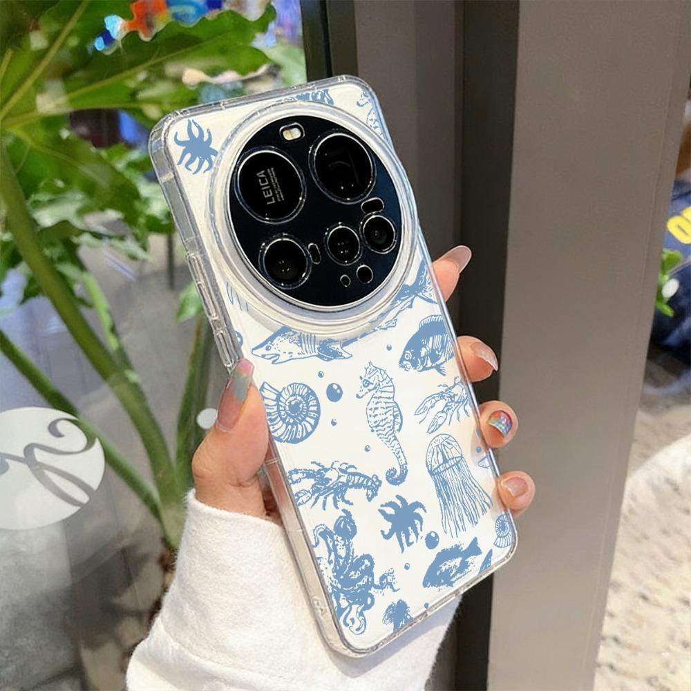 Transparent Shockproof Soft Cover For Redmi Note 10 Pro Xiaomi 13 Ultra Redmi Note 12 13 Xiaomi 14 Ultra Redmi Note 13 Pro 5G