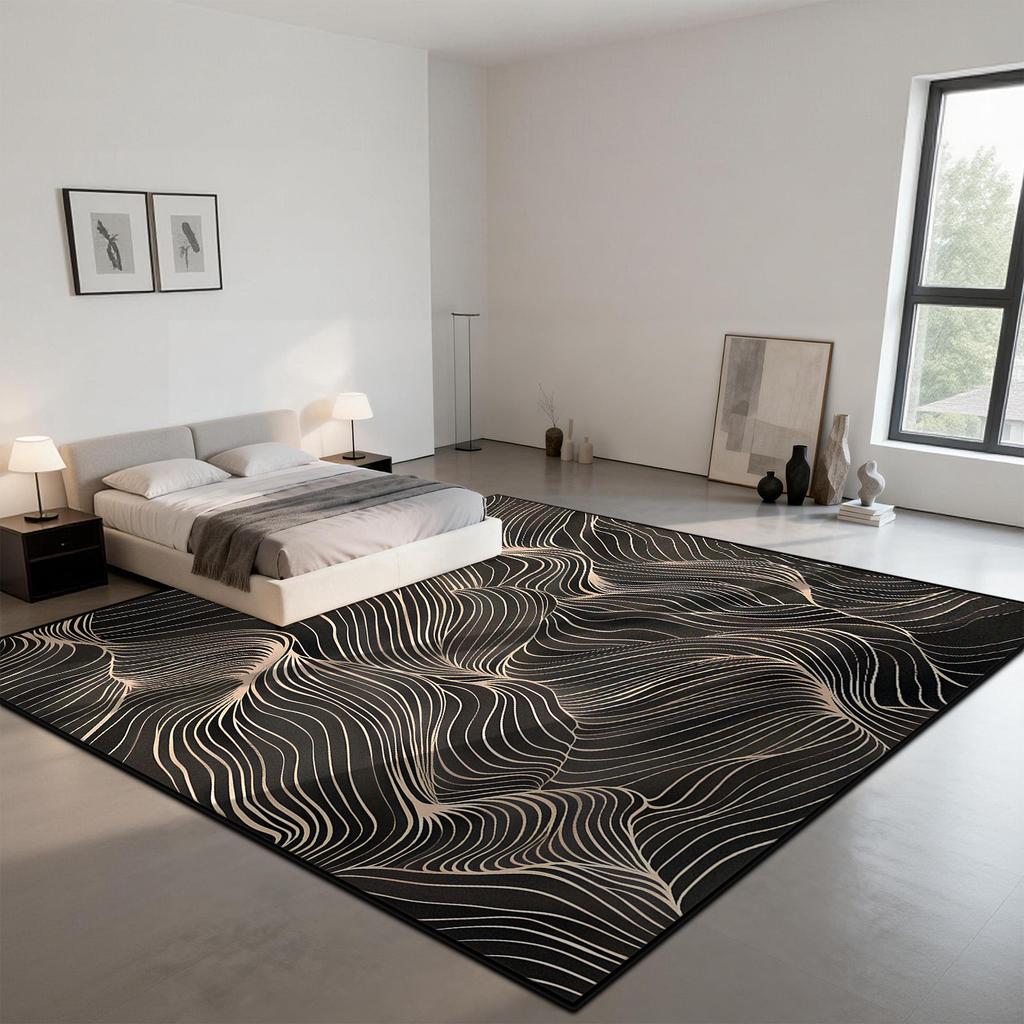 Modern Minimalist Carpet Abstract Style Living Room Customizable Rug Soft Easy To Clean Non-slip Lounge Floor Mats Home Decor