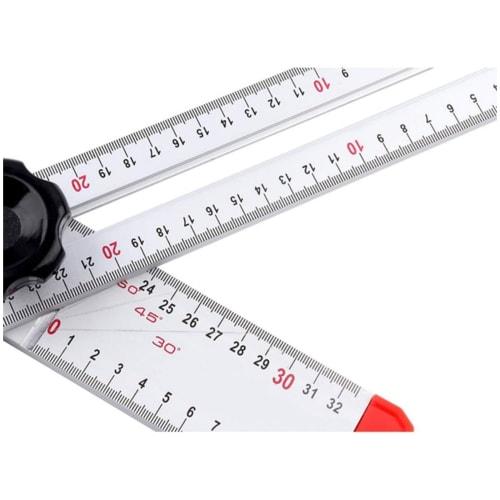 High-Precision T-Square Ruler, Aluminum Alloy Marking Ruler, Measuring Tool for Woodworking, Marking, and Ruled Lines, Carpenter, 60cm (Picture Color)