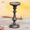 European Vintage Cast Iron Candlestick Holder Ornament