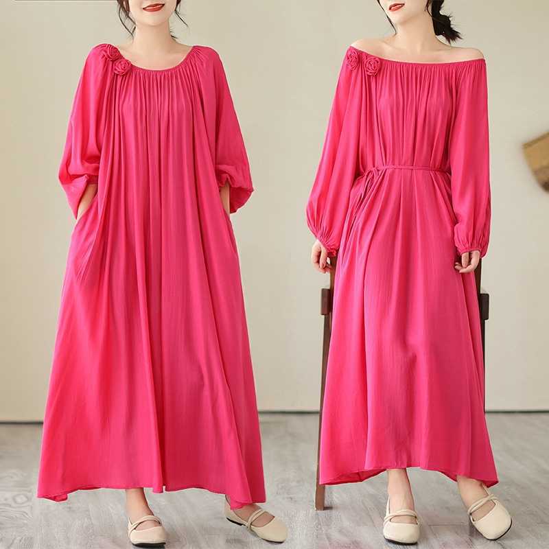 Loose Knee Length Dress