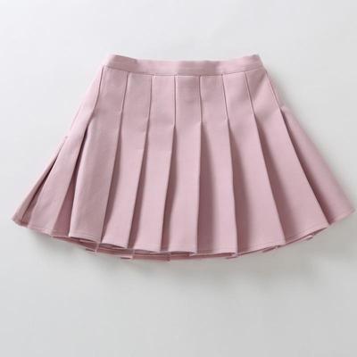 Children, Girls, and Teenagers High Waist Pleated Skater Tennis Skirt