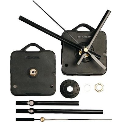 Clock Mechanism - Max Thickness. 6 Mm - Black Hands Included - Battery Operated
