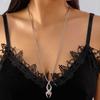 Vintage Charme Skelett Spinnennetz Halskette Herren Damen Goth Punk Totenkopf Geist Hand Anhänger Kette Halskette Halloween Schmuck Geschenk