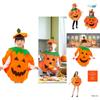 Halloween Pumpkin Costume Adult Parent-child Clothing Cosplay Fancy Dress Party