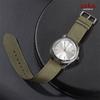 20mm 22mm Ribbed Nylon Watch Band for Omega Men's Military Sport Breathable Braided Strap Black Blue Green Fabric Nylon Bracelet