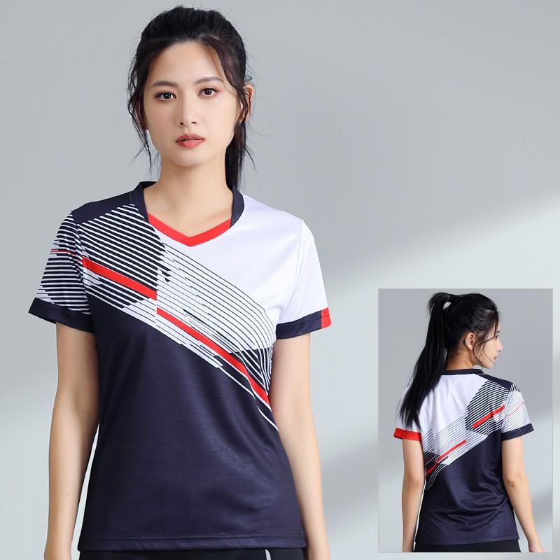 Quick Dry Badminton Set Men Women Breathable Sportswear Tennis Pickleball Volleyball Training Competition Team Uniform