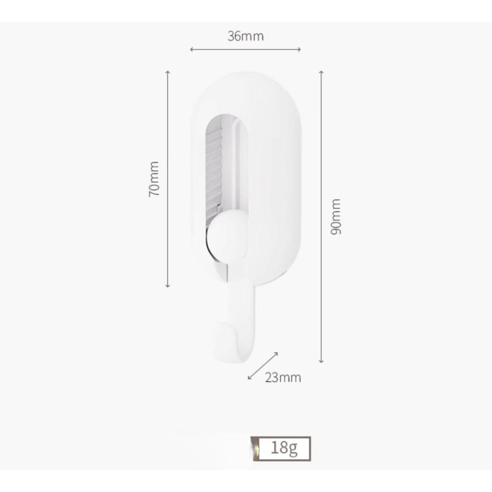Household rotating hook, no punching and no marking adhesive hook