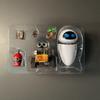 Robot WALL E & EVE Set PVC Collection Action Figure Toys 9cm