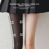 Slimming Black JK Stockings: Anti-Snag, Thin, Ideal for Female Students, Perfect for Spring & Summer.