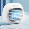 Air Conditioner Fan 3-speed Humidifier Air Cooler Night Light 80ml Water Tank