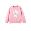 2025 MINISO Kinderbekleidung Niedliche Cinnamoroll Hoodies Cartoon Anime Peripherie Jungen und Mädchen Rundhals-Pullover für Frühling und Herbst
