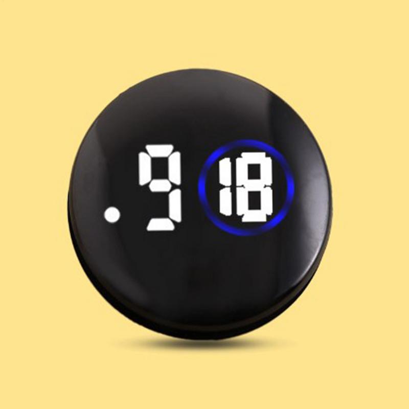 Small Clock for Car Quartz Motorcycle Clock Stick on Multifunctional Analog Clock Watch Car Vent Clocks Watch Small Digital