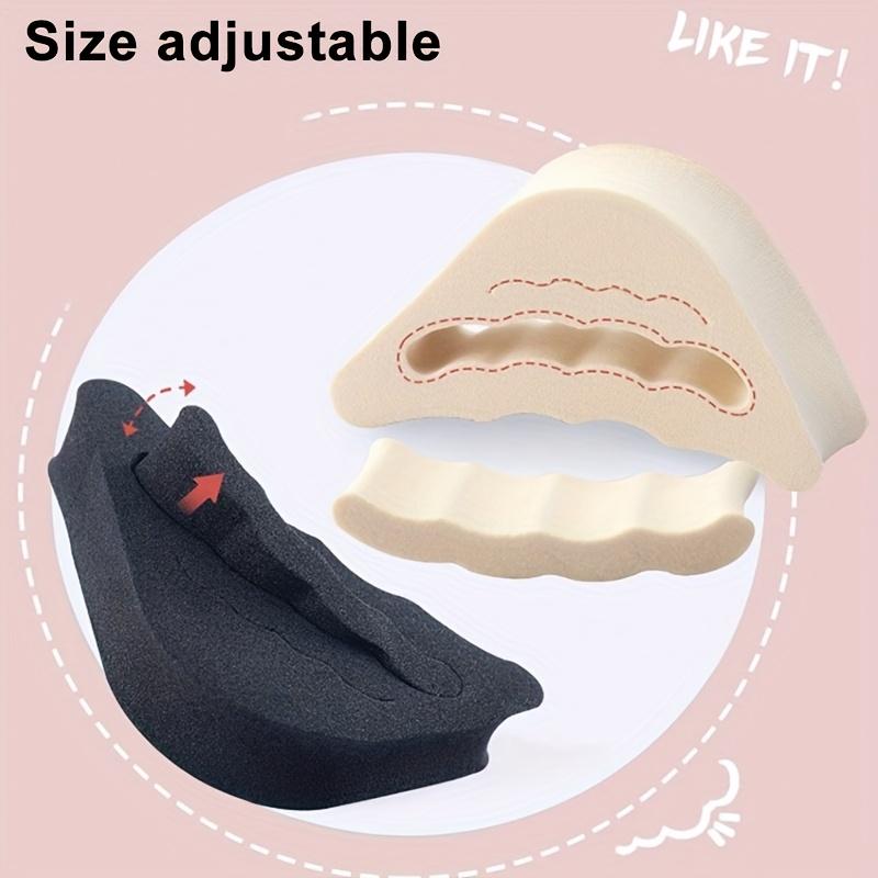 4pcs High Heel Shoe Toe Separators, Soft Memory Foam, Anti-Slip and Anti-Blister Insoles, Shoe Reducer,Toe Protector,Anti-Drop Heel and Toe Separators