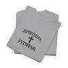Spiritual Fitness Shirt | Christian T-Shirt | Faith Based Workout Tee | Cross Graphic Shirt | Inspirational Christian Apparel