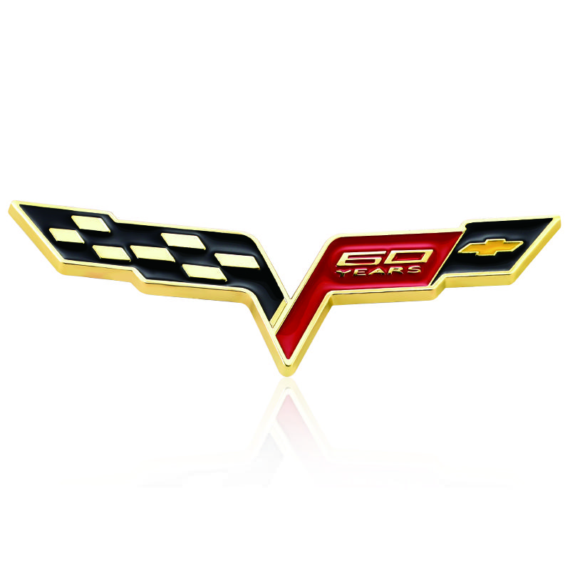 Car Emblem 3D Metal Sticker Body Decoration Badge For Chevrolet Cruze Sonic Silverado Corvette Camaro Captiva Suburban Equinox