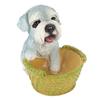 Cute Dog Ornament Entry Key Storage Basket Puppy Statue for Living Room Entrance Office Decoration Type 2