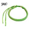 Cavigliere Intrecciate Minimaliste Bracciale da Surfista, Braccialetti Colorati Regolabili Fatti a Mano per Amicizia Donna Boho Polso Uomo Cavo in Poliestere Resistente Polso