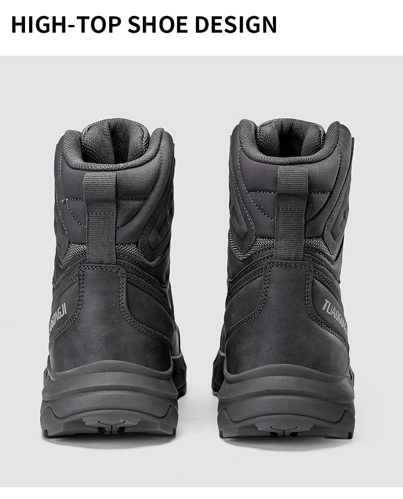 Męskie buty trekkingowe Nowe buty na platformie Outdoorowe taktyczne sneakersy Botki