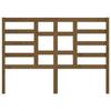 VidaXL Headboard Honey Brown 156x4x104 Cm Solid Pine Wood 818148