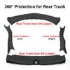 for Tesla Model 3 Highland 2024 2025 Rear Trunk Door Sill Protector Cover Anti-scratch Guard Board TPE Protection Accessories