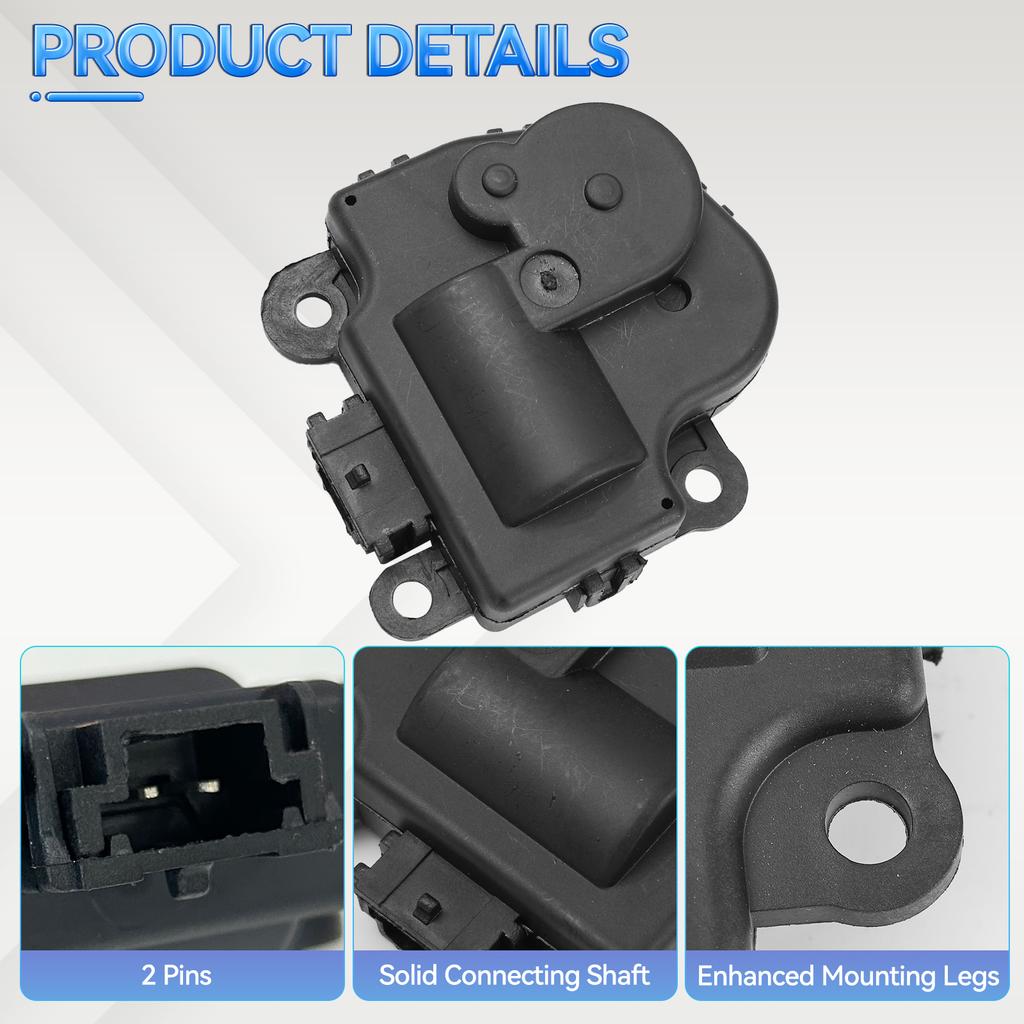 For Chevy Corvette Impala Buick Allure 2005-2009 2 Pins HVAC Blend Air Door Actuator 604-108 10325404 10356910 15142056 15249473