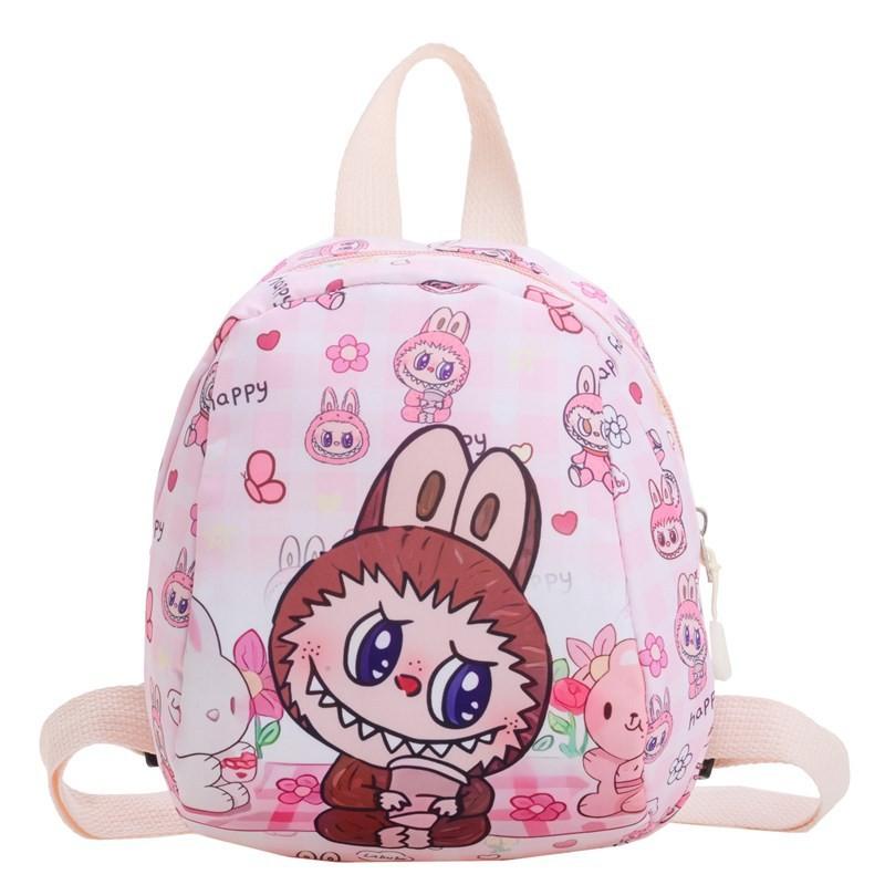 Backpack Featuring Kids Patterned Print Padded Shoulder Travel Straps