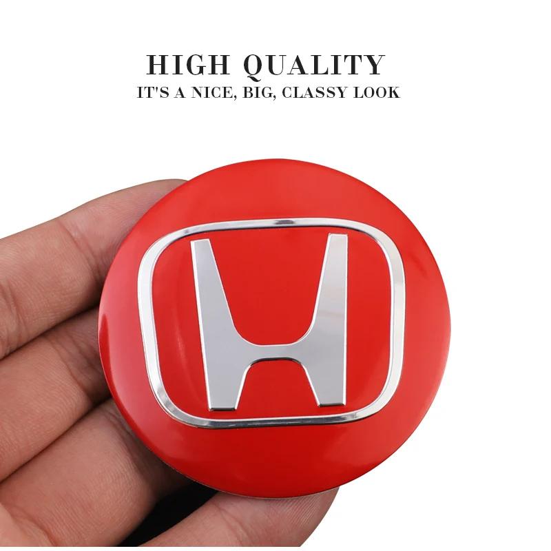 45-65mm Car Wheel Center Hub Cap Emblem Sticker Accessories For Honda Civic FIT Accord Prelude CRV 5Th City XRV CRV HRV Odyssey