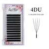 Goddess U Shaped YY 3D 4D 5D Eyelashes Extension Handmade Premium Soft Premade Fan U Lashes Beauty Makeup W Bloom Lashes