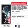 6,7'' OLED displej pro Samsung Galaxy S22 Ultra 5G LCD displej dotyková obrazovka digitizér sestava pro Samsung S22 Ultra displej