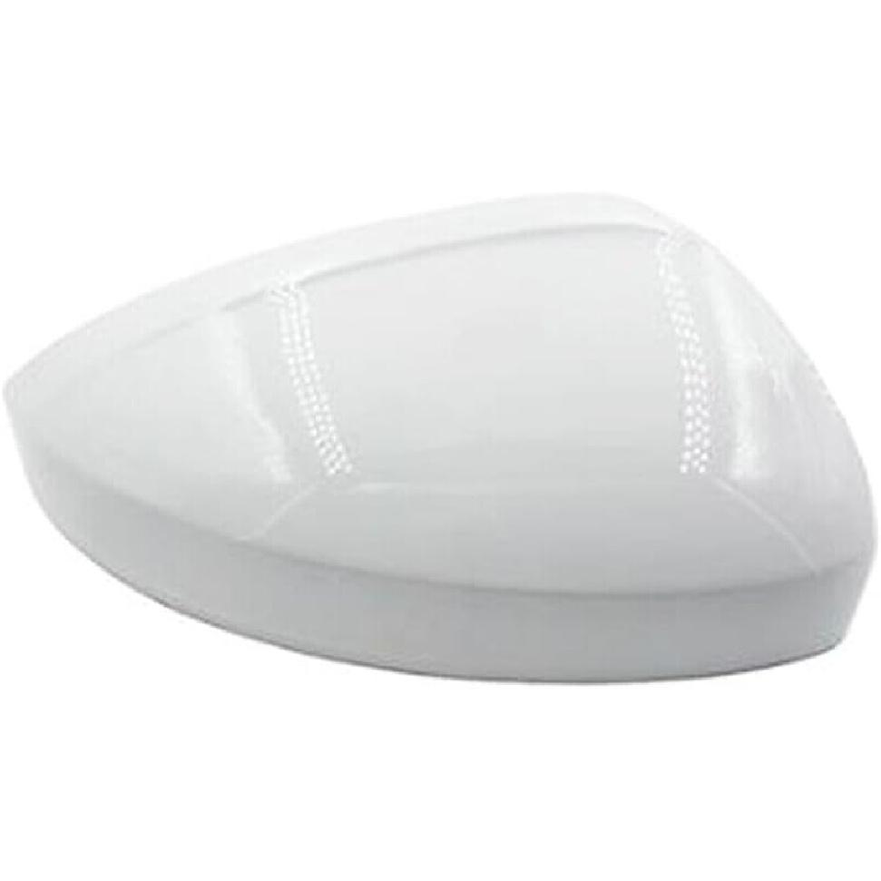 Car Door Wing Mirror Cover Cap Replacement Cover Protectors For VW Tiguan MK2 2017 2018 2019 2020 White (Left (Driver) Side)