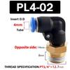 20/50/100PCS Pneumatic Air Connector PL 4mm 6 8 10 12mm Thread 1/8 1/4" 3/8" 1/2" Trachea Elbow Air Fittings Hose Quick Conector Fuel System