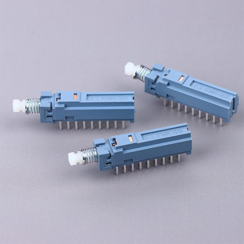 1/3Pcs Mpns6A Mpn-S6-A Self-Locking 6-Knife 18-Pin Keyboard Switch 6-Way Power Switch With Lock
