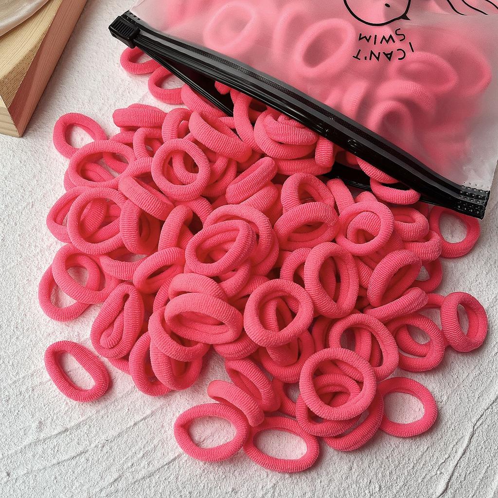 20/50 st Barn Elastiska Hårband Flickor Godis Scrunchie Gummiband för Barn Hårband Klämmor Hårband Baby Håraccessoarer