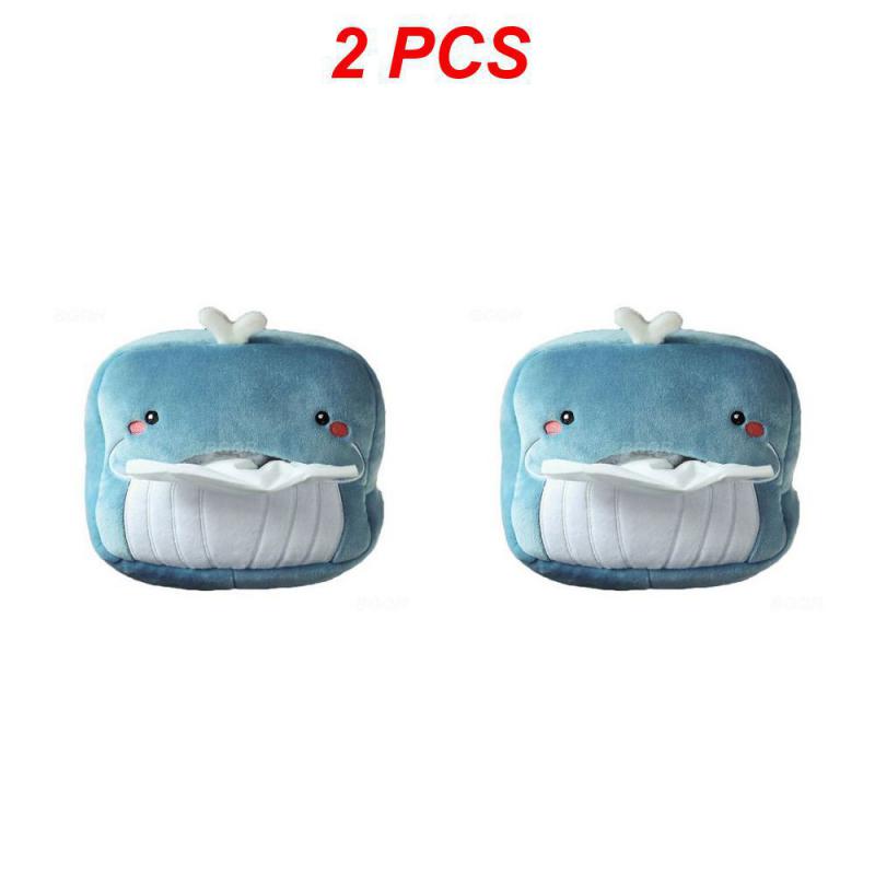 

2/3/4 шт. Милая мультяшная автомобильная коробка для салфеток, плюшевый держатель для салфеток, универсальный автомобильный чехол для бумаги для дома, кронштейн для украшения в виде животных