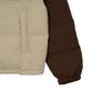 The Coldest Moment Tcm Color Block Puffer Jacket (Brown)
