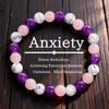 Purple Amethyst Rose Quartz White Howlite Beaded Bracelet Sweet Fashion Jewelry For Women Daily Wear Gift
