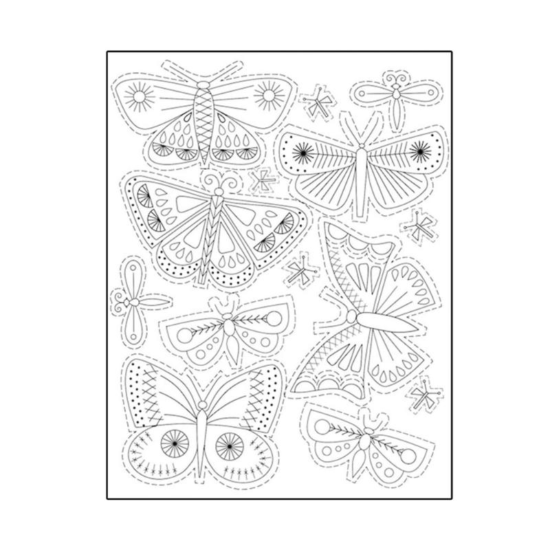 Stitching Embroidery Paper Adhesive Embroidery Transfer Paper Water Soluble Hand Sewing Stabilizer Embroidery Pattern